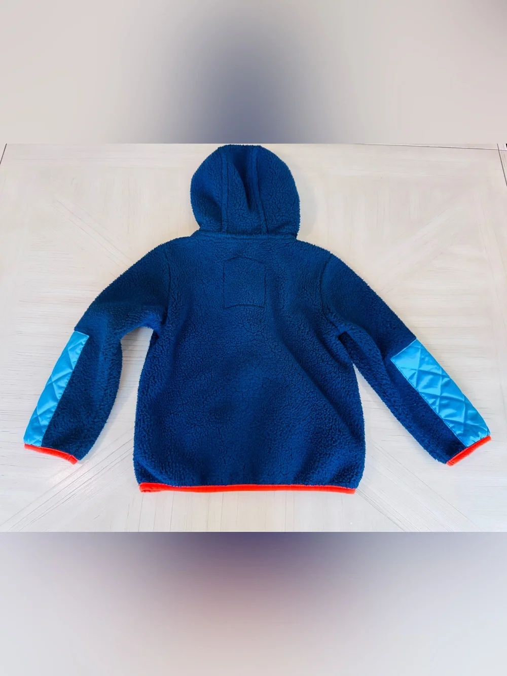 Cat & Jack Toddler Navy Blue Fleece Quilted Zip-Up Jacket - Size 5T